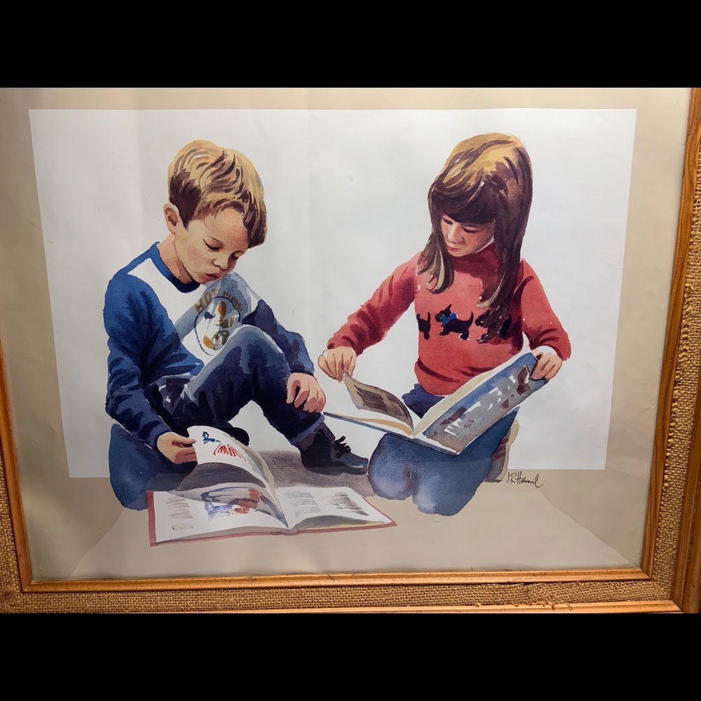 Framed art “JR Hamil”